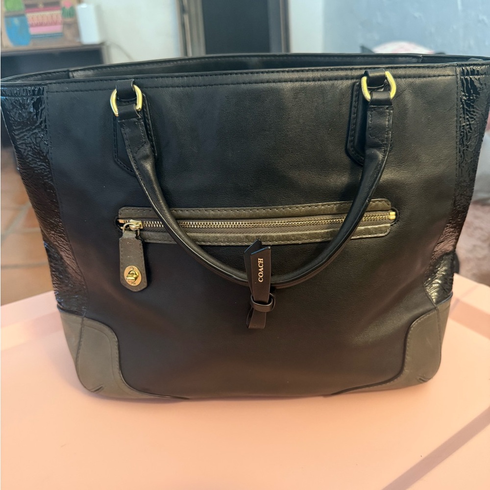 Vintage Authentic Coach Blaire Poppy Tote